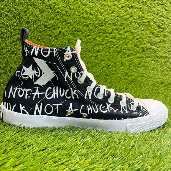 Converse UNT1TL3D Hi Not a Chuck Mens Size 12 Black Athletic Shoes Sneakers - Picture 4 of 10